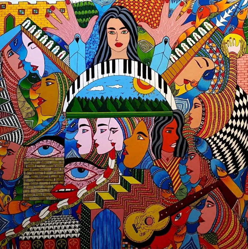 Mohamed TAHDAINI à Villa Houda, galerie d'Art / concept store, au Maroc