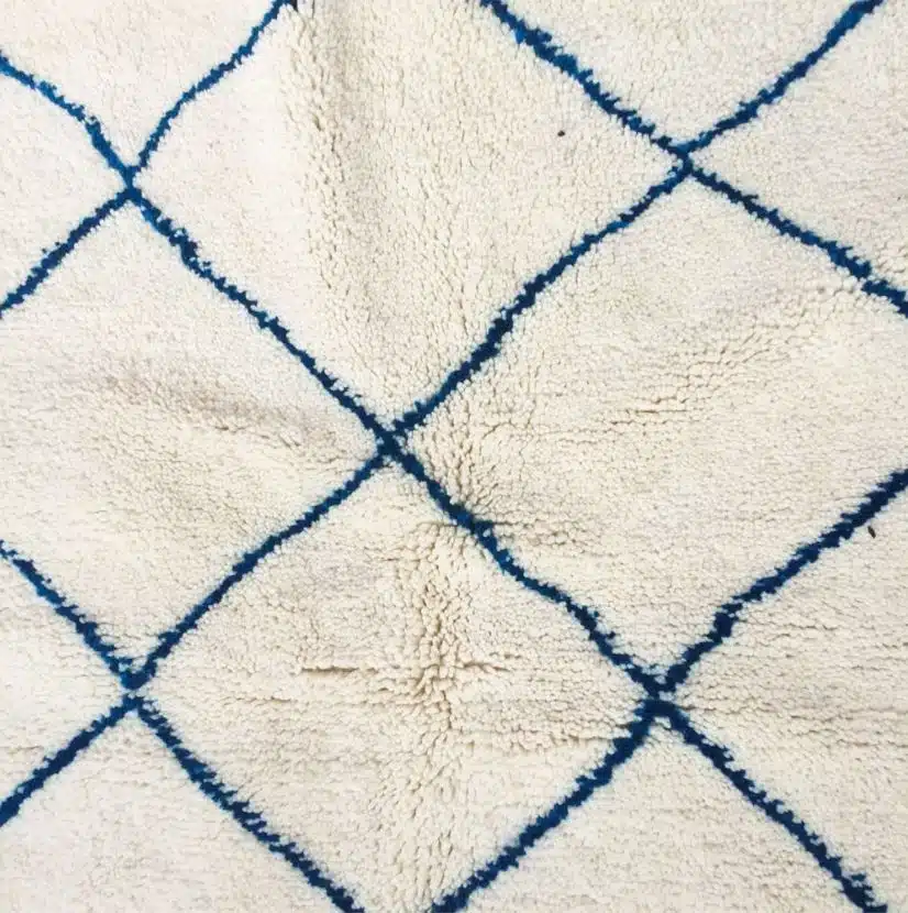 Tapis berbères modernes à la Villa Houda, galerie d'Art au Maroc